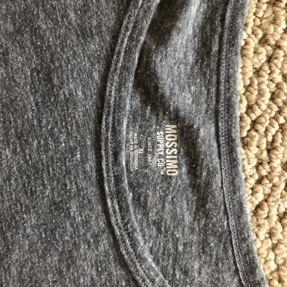 Gray Ruffled Cropped Tee - Picture 3 of 3